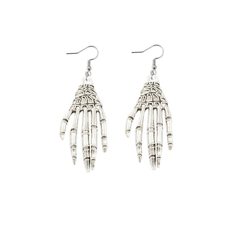 Pendientes Goth Theme Skull Palm al por mayor